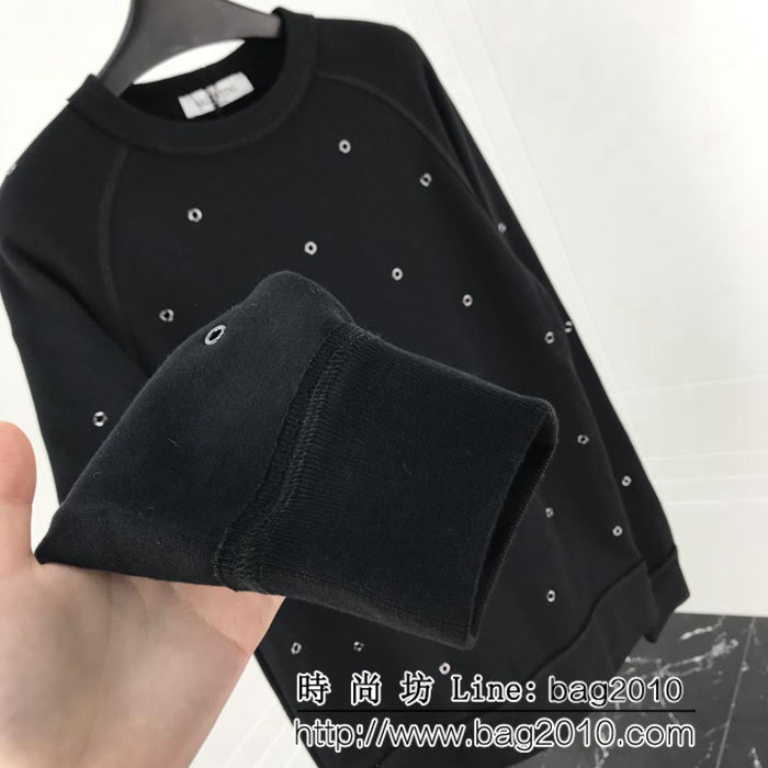 VALENTINO華倫天奴 18秋冬新款 全身鏤空柳丁孔眼衛衣 純棉男款衛衣 ydi1653